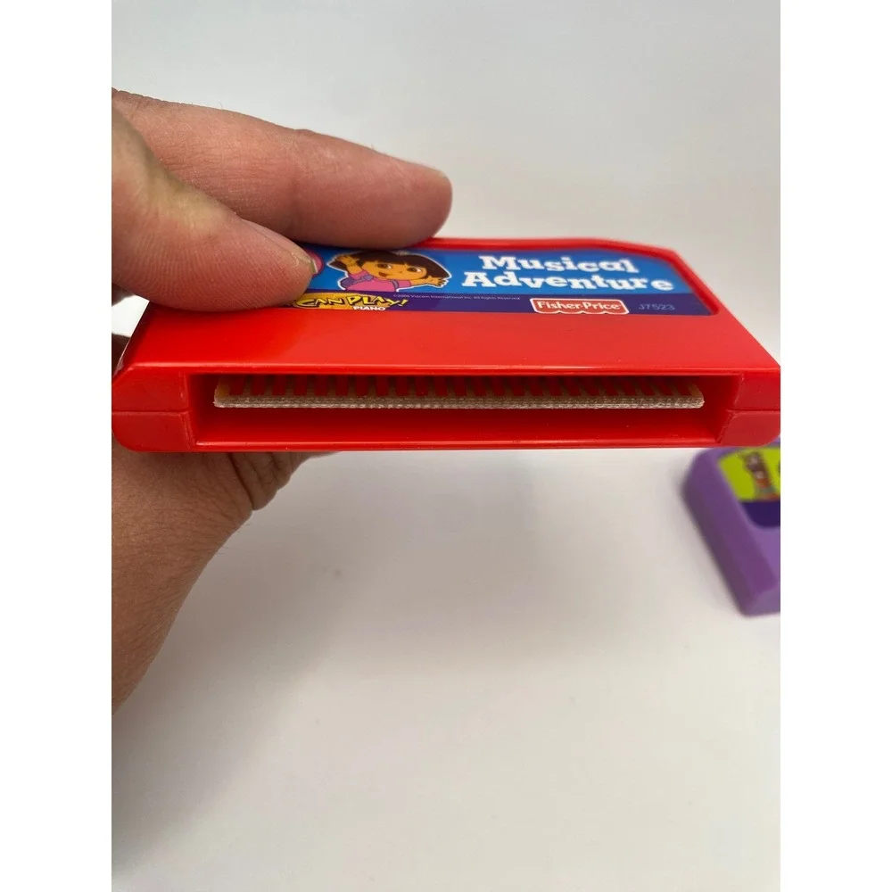 Fisher-Price I Can Play Piano Cartridges Dora Musical Adventure Scooby-Doo Lot
